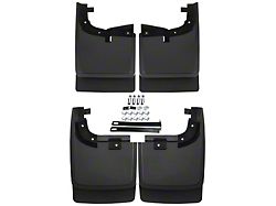 Mud Flap Splash Guards; Front and Rear (17-19 F-250 Super Duty SRW)