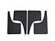 Mud Flaps; Front and Rear; Forged Carbon Fiber Vinyl (11-16 F-250 Super Duty)