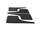 Mud Flaps; Front and Rear; Gloss Black Vinyl (11-16 F-250 Super Duty)