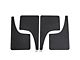 Mud Flaps; Front and Rear; Gloss Black Vinyl (11-16 F-250 Super Duty)
