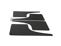 Mud Flaps; Front and Rear; Textured Black (17-25 F-250 Super Duty)