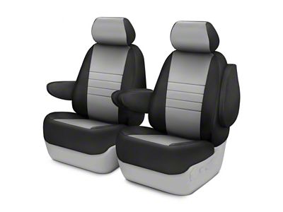 Fia Neo Series Front Seat Covers; Gray (17-24 F-250 Super Duty w/ Bucket Seats)