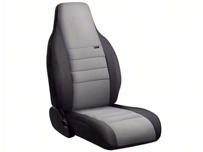 Neo Series Front Seat Covers; Gray (11-16 F-250 Super Duty w/ Bench Seat)