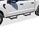 Octagon Tube Drop Style Nerf Side Step Bars; Black (17-24 F-250 Super Duty SuperCrew)