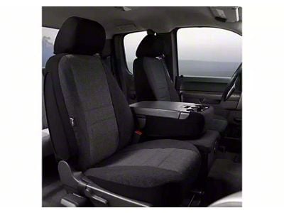 Fia OE Series Front Seat Covers; Charcoal (17-24 F-250 Super Duty w/ Bench Seat)