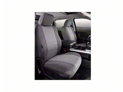 Fia OE Series Front Seat Covers; Gray (17-24 F-250 Super Duty w/ Bench Seat)