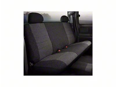 OE Series Rear Seat Cover; Charcoal (17-24 F-250 Super Duty SuperCrew)