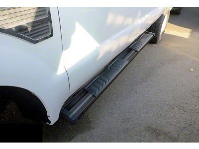 OE Style Running Boards; Black (11-16 F-250 Super Duty SuperCab)