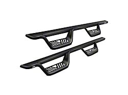 Westin Outlaw Drop Nerf Side Step Bars; Textured Black (17-24 F-250 Super Duty SuperCab)