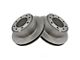 Plain Vented 8-Lug Rotors; Rear Pair (13-19 F-250 Super Duty)