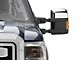 Powered Heated Towing Mirrors with Amber LED Turn Signals; Chrome (11-16 F-250 Super Duty)