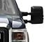 Powered Heated Towing Mirrors with Smoked LED Turn Signals; Black (11-16 F-250 Super Duty)