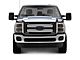 Powered Heated Towing Mirrors with Smoked LED Turn Signals; Black (11-16 F-250 Super Duty)