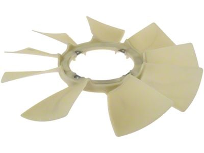 Radiator Clutch Fan Blade; Plastic (11-22 6.7L Powerstroke F-250 Super Duty)