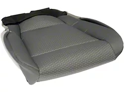 Seat Bottom Cushion Cover; Driver Side; Medium Earth Gray (17-18 F-250 Super Duty)