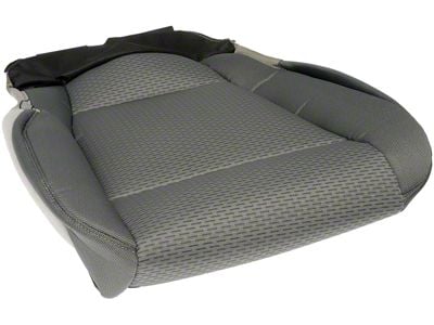 Seat Bottom Cushion Cover; Driver Side; Medium Earth Gray (17-18 F-250 Super Duty)