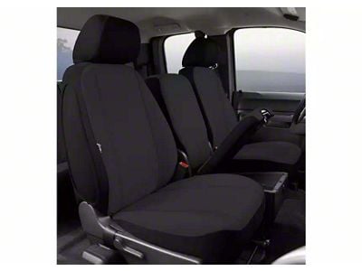 Fia Seat Protector Series Front Seat Covers; Black (17-25 F-250 Super Duty w/ Bench Seat)