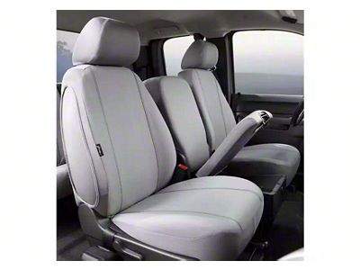 Seat Protector Series Front Seat Covers; Gray (11-16 F-250 Super Duty w/ Bench Seat)