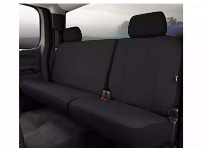 Fia Seat Protector Series Rear Seat Cover; Black (17-24 F-250 Super Duty SuperCrew)