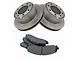 Semi-Metallic 8-Lug Brake Rotor and Pad Kit; Rear (13-19 F-250 Super Duty)