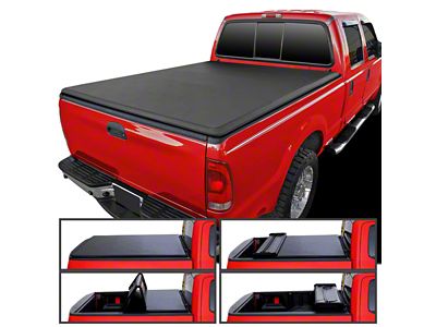 Soft Quad-Fold Tonneau Cover (99-16 F-250 Super Duty w/ 6-3/4-Foot Bed)