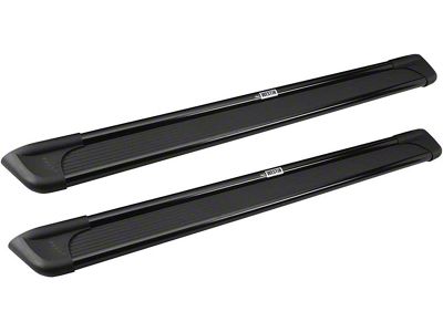 Sure-Grip Running Boards without Mounting Kit; Black Aluminum (11-25 F-250 Super Duty SuperCab)