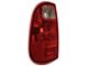 Tail Light; Chrome Housing; Red/Clear Lens; Driver Side (11-16 F-250 Super Duty)