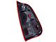 Tail Light; Chrome Housing; Red Clear Lens; Driver Side (11-16 F-250 Super Duty)