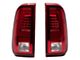 Tail Lights; Chrome Housing; Red Clear Lens (11-16 F-250 Super Duty)