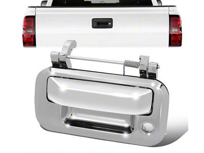 Tailgate Handle with Keyhole Opening; Chrome (11-16 F-250 Super Duty)