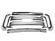 Upper Grille Overlay; Chrome (11-16 F-250 Super Duty King Ranch, Lariat, XL, XLT)