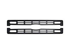 Upper Grille Overlay; Matte Black (23-24 F-250 Super Duty XL, XLT)