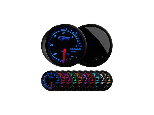 Vacuum Gauge; Elite 10 Color (Universal; Some Adaptation May Be Required)