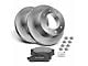 Vented 8-Lug Brake Rotor and Pad Kit; Rear (11-12 F-250 Super Duty)