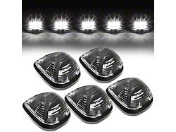 White LED Cab Lights; Black (11-16 F-250 Super Duty)