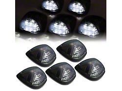 White LED Cab Lights; Smoked (11-16 F-250 Super Duty)