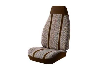 Fia Wrangler Series Rear Seat Cover; Brown (17-22 F-250 Super Duty SuperCab)