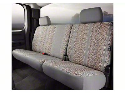 Wrangler Series Rear Seat Cover; Gray (11-16 F-250 Super Duty SuperCab, SuperCrew)