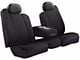 Fia Wrangler Solid Series Front Seat Covers; Black (11-16 F-250 Super Duty w/ Bench Seat)