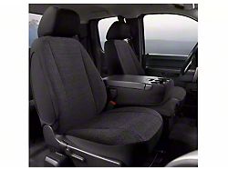 Fia Wrangler Solid Series Front Seat Covers; Black (17-24 F-250 Super Duty w/ Bench Seat)