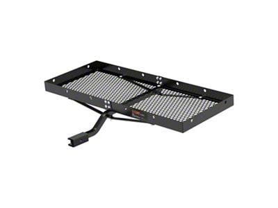 1-1/4 to 2-Inch Receiver Hitch Tray-Style Cargo Carrier; 48-Inch x 20-Inch (Universal; Some Adaptation May Be Required)