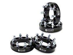 1.50-Inch 8-Lug Wheel Spacers; Black; Set of Four (11-22 F-350 Super Duty SRW)