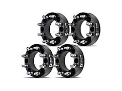 2-Inch 8-Lug Wheel Spacers; Black; Set of Four (11-24 F-350 Super Duty SRW)