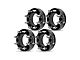 2-Inch 6-Lug Wheel Spacers; Black; Set of Four (11-24 F-350 Super Duty SRW)