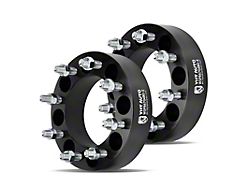 2-Inch 8-Lug Wheel Spacers; Black; Set of Two (11-22 F-350 Super Duty SRW)