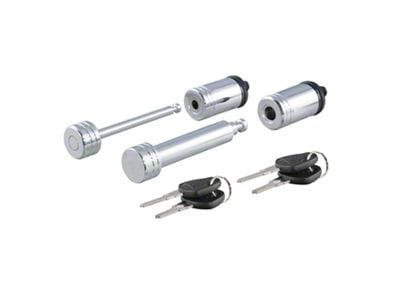 2-Inch Receiver Hitch and Coupler Lock Set