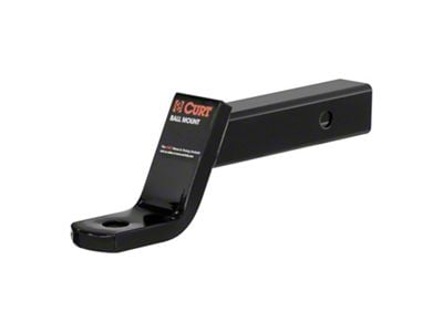 2-Inch Receiver Hitch Class III Ball Mount; 4-Inch Drop (Universal; Some Adaptation May Be Required)