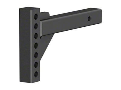 2-Inch Receiver Weight Distribution Hitch Shank; 2-Inch Drop (Universal; Some Adaptation May Be Required)