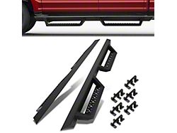 2.75-Inch Drop Step Running Boards; Textured Black (17-24 F-350 Super Duty SuperCrew)