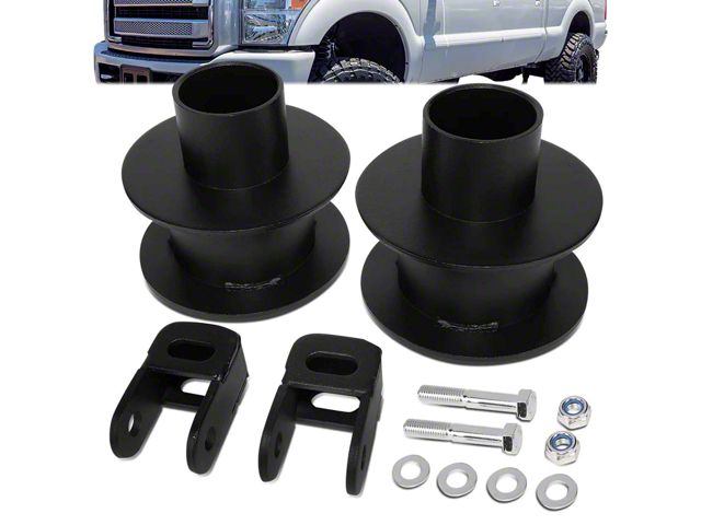 3-Inch Front Leveling Kit with Shock Extenders (11-22 4WD F-350 Super Duty)